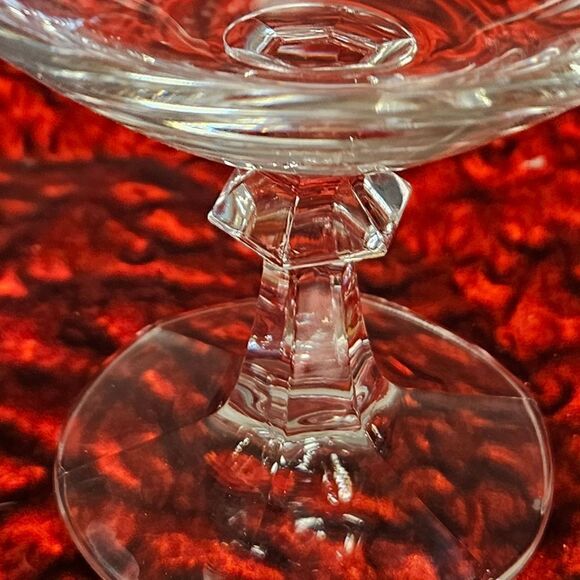 🌹Two Antique Crystal Champagne Glasses - Picture 5 of 8